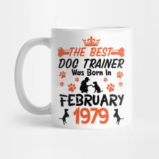 Happy Birthday Dog Mother Father 42 Years Old The Best Dog Trainer Was Born In February 1979 Mug